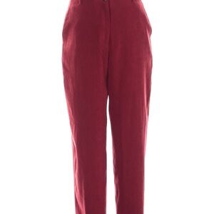 Talbots Petite Stretch Pants in Deep Red